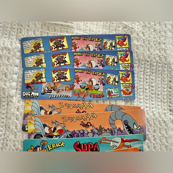 Dog Man Dav Pilkey Bookmarks Pencils and accents - Picture 7 of 11